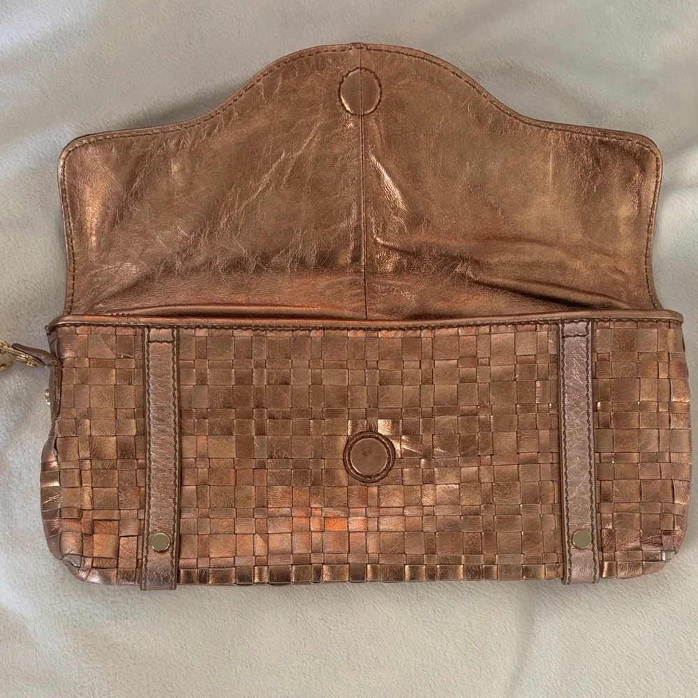 Elliott Lucca Copper Woven Wristlet - Picture 5 of 16